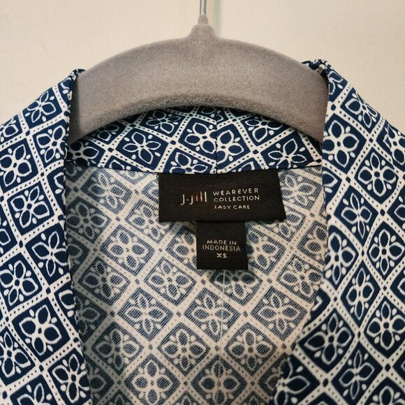 New J.Jill Wearever collection jacket blazer sz XS lightweight button front - Picture 3 of 12